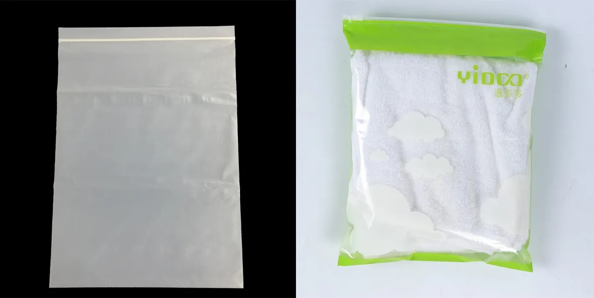 410- PLA biodegradable  zipper bag