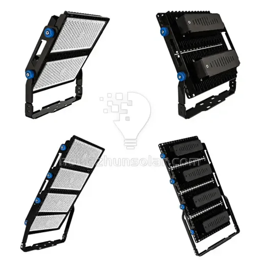 Hongzhun étanche IP66 entrepôt extérieur stade lumière aluminium 200w 300w 400w 500w 600w 1000w 1200w AC Led projecteur