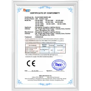 EMC LED Garden Light