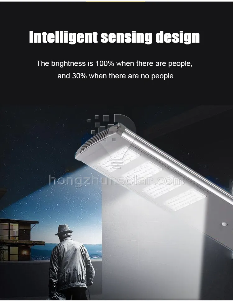 Économie d'énergie IP65 LED SOLAR STREET STREET OUTDOOR 200W ~ 1000W Imperping All in One Integrated Solar Street Light