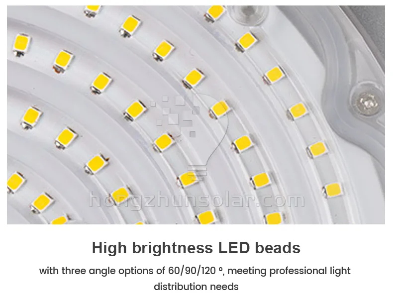 En aluminium extérieur IP65 imperméable UFO LED High Bay Light Industrial 50W 100W 150W 200W 250W 300W Garage Warehouse Plafond extérieur