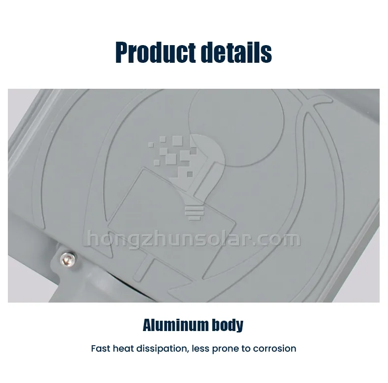 Hongzhun Outdoor Solar Street Light Road étanché