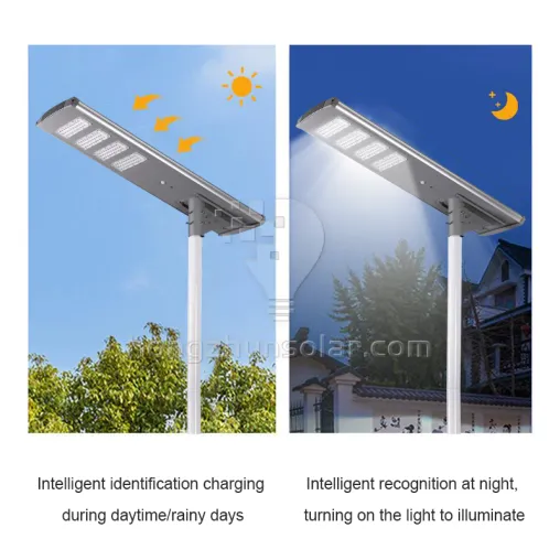 Économie d'énergie IP65 LED SOLAR STREET STREET OUTDOOR 200W ~ 1000W Imperping All in One Integrated Solar Street Light