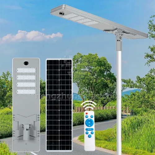 Lampe de route haute puissance 400W ~ 700W Capteur de mouvement extérieur IP65 All in One Integrated LED Solar Street Lights