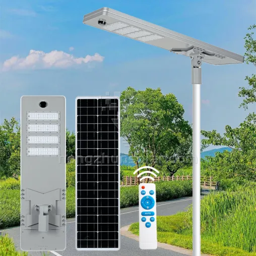 Lampe de route haute puissance 400W ~ 700W Capteur de mouvement extérieur IP65 All in One Integrated LED Solar Street Lights