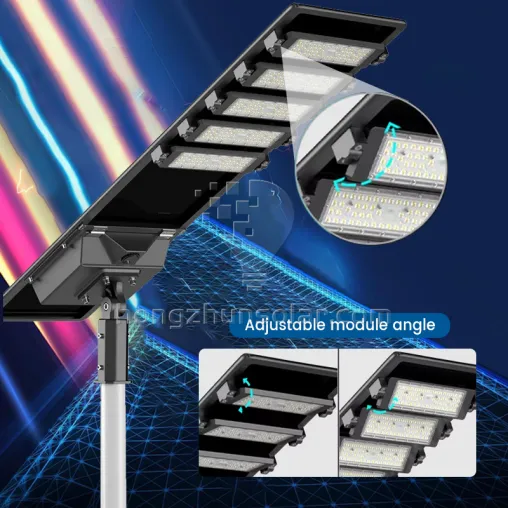 Aluminium Extérieur Solar Street Light 100W ~ 700W IP65 imperméable intégré tout dans un réverbère solaire LED