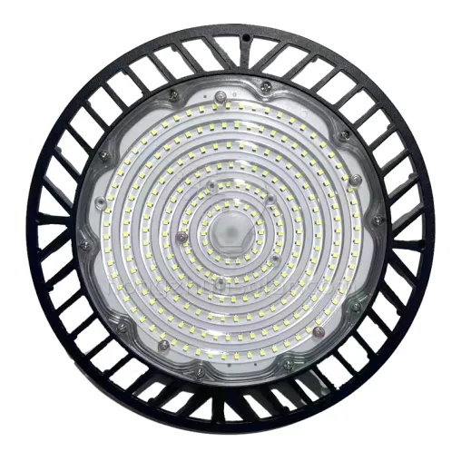 High Lumen High Bay Lampe Aluminium IP65 50W 100W 150W 200W 250W Atelier d'entrepôt de lampe industrielle UFO LED High Bay Light