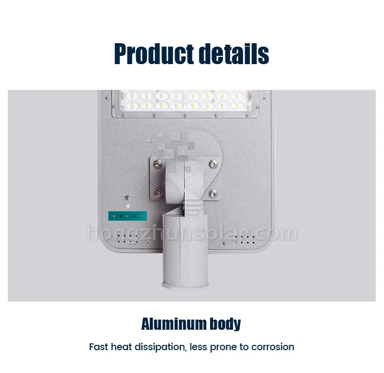 High Lumen Outdoor Road SMD étanche IP65 Aluminium Solar LED lampe de rue 50W ~ 1000W