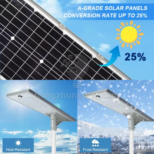 High Power IP65 Aluminium extérieur imperméable Street Solar Solar 50W ~ 300W Integrated All in One Solar LED Street Light