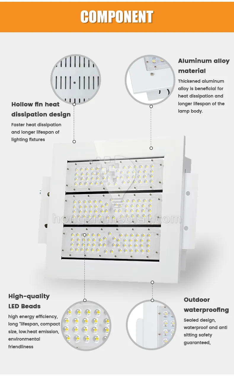 Garantie super lumineuse de 3 ans Garantie en aluminium Explosion étanche à canopée Lumière 50W-200W Station de gaz LED Light 100W 120W 150W Light
