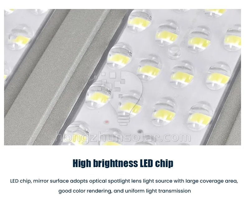 Lampe de route haute puissance 400W ~ 700W Capteur de mouvement extérieur IP65 All in One Integrated LED Solar Street Lights