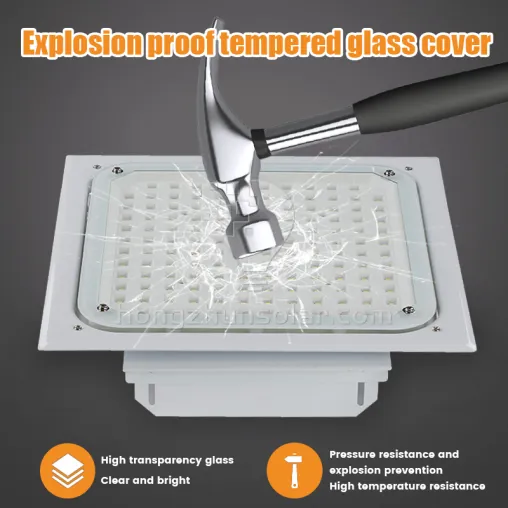 50W ~ 200 W Lumière à canopée à LED à haute efficacité pour la station-service