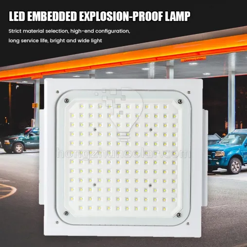 50W ~ 200 W Lumière à canopée à LED à haute efficacité pour la station-service