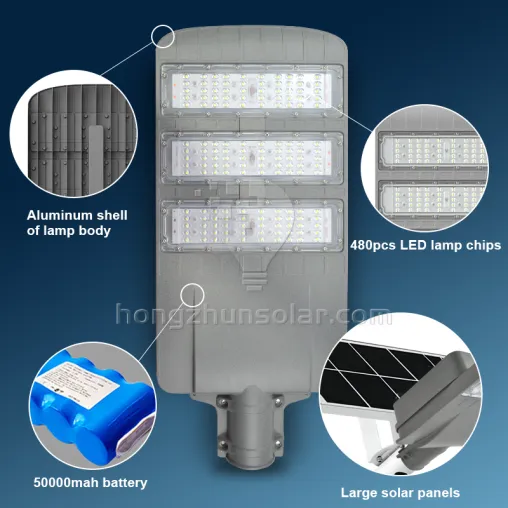 Économie d'énergie extérieure de rue solaire étanche à LED à LED LED IP65 Corps de lampe en aluminium 30W ~ 200W Power