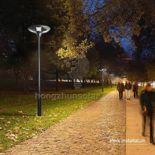 Lumière de lumière intelligente lampe de jardin solaire étanche IP65 50W ~ 300W