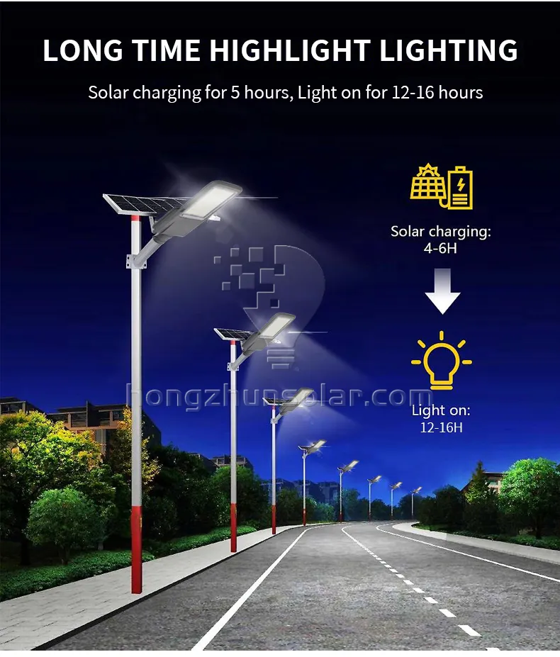 Éclairage de la route en aluminium en aluminium