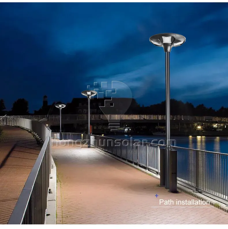 Lumière de lumière intelligente lampe de jardin solaire étanche IP65 50W ~ 300W