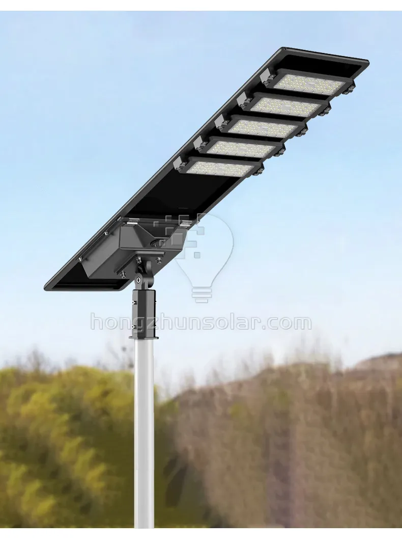Aluminium Extérieur Solar Street Light 100W ~ 700W IP65 imperméable intégré tout dans un réverbère solaire LED
