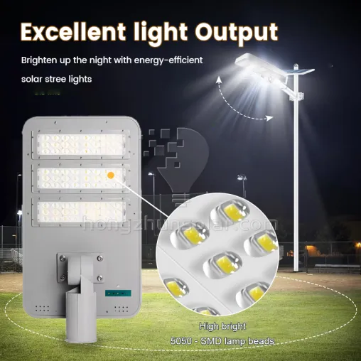 High Lumen Outdoor Road SMD étanche IP65 Aluminium Solar LED lampe de rue 50W ~ 1000W