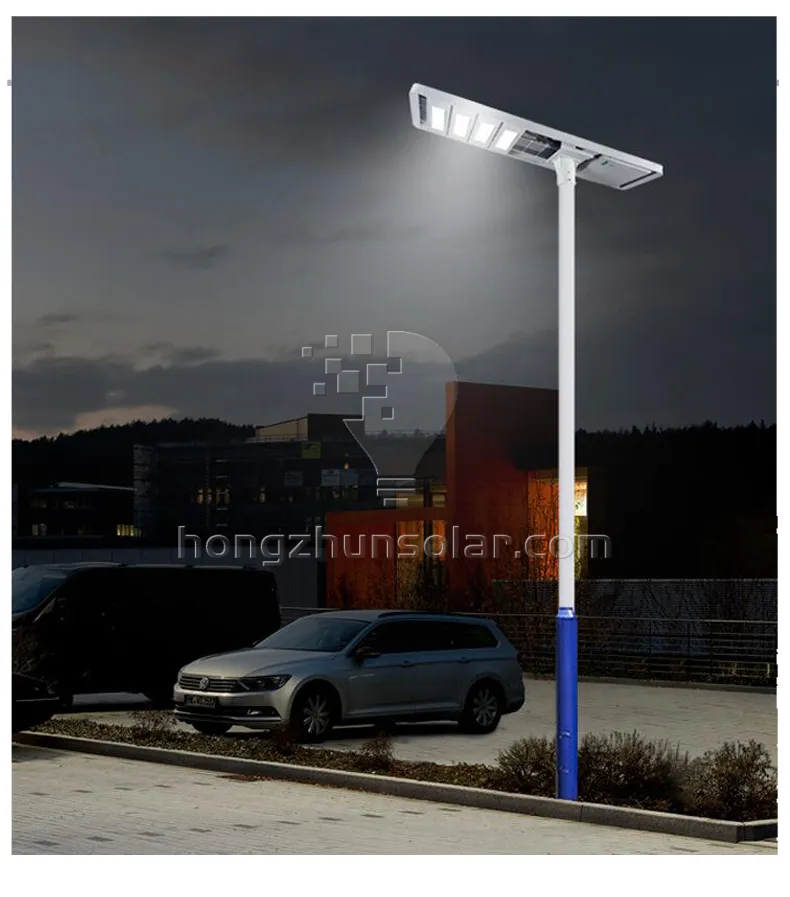 Aluminium à haute puissance IP65 étanche à LED intégré les lampes de rue solaires 50W ~ 500W Série d'éclairage de route extérieure