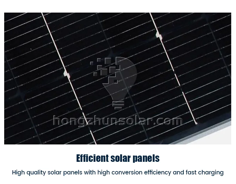 Lampe solaire extérieure IP65 Aluminium étanche Aluminium Road Light 200W ~ 1000W intégré tout dans un réverbère solaire à LED