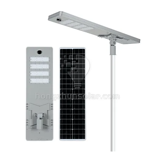 Lampe de route haute puissance 400W ~ 700W Capteur de mouvement extérieur IP65 All in One Integrated LED Solar Street Lights