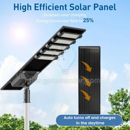 Aluminium Extérieur Solar Street Light 100W ~ 700W IP65 imperméable intégré tout dans un réverbère solaire LED