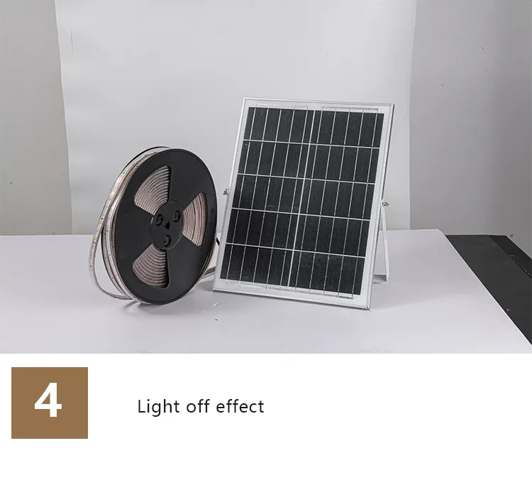 Vente à chaud imperméable IP65 SMD 5050 bande LED flexible Solar Solar DC6V à énergie solaire 3m 5m 10m 20m 25m 30m 50m LED LED LED