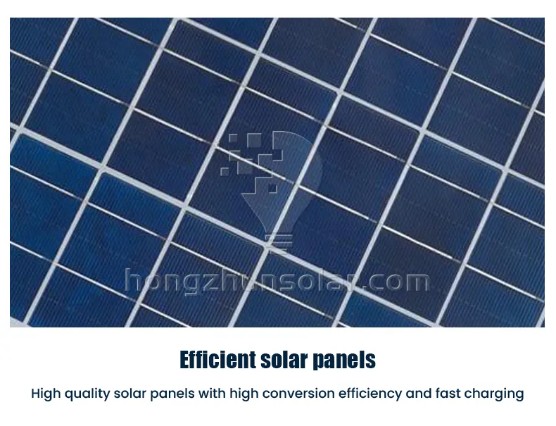 Hongzhun Outdoor Solar Street Light Road étanché