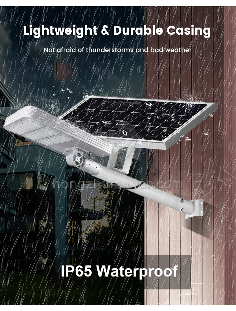 High Lumen Outdoor Road SMD étanche IP65 Aluminium Solar LED lampe de rue 50W ~ 1000W