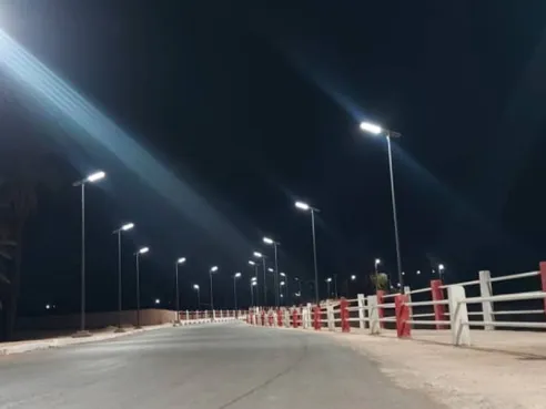 Le réverbère solaire intégré dans le réverbère commercial en Algérie