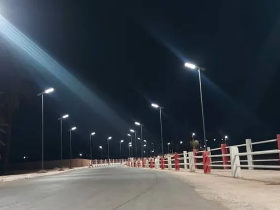 Le réverbère solaire intégré dans le réverbère commercial en Algérie