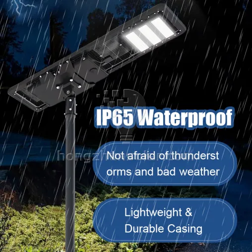 Aluminium à haute puissance IP65 étanche à LED intégré les lampes de rue solaires 50W ~ 500W Série d'éclairage de route extérieure