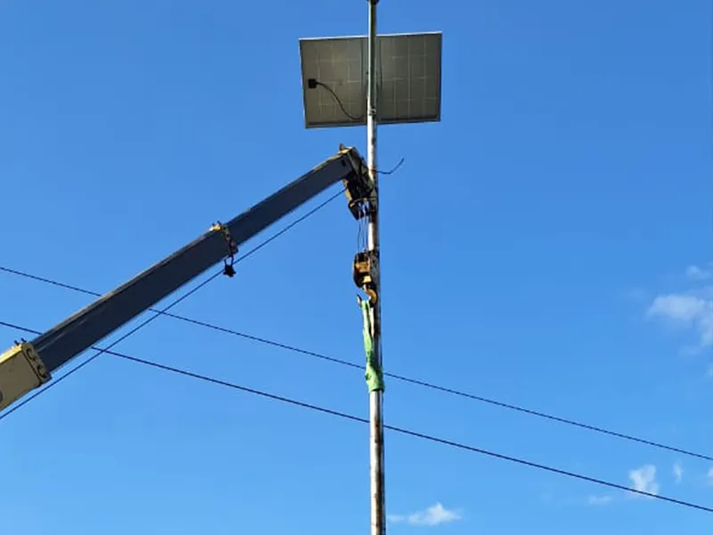 Le réverbère Solar Power Solar Power aux Philippines en 2024