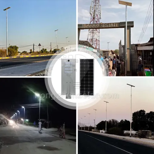 High Power IP65 Aluminium extérieur imperméable Street Solar Solar 50W ~ 300W Integrated All in One Solar LED Street Light