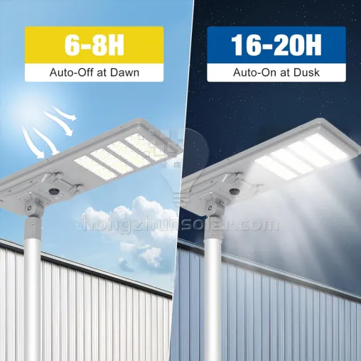 Affiche de route solaire extérieur avec caméra CCTV 50W ~ 250W Wayterproof IP65 All in One Integrated LED Solar Street Light