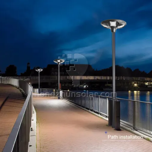 Lumière de lumière intelligente lampe de jardin solaire étanche IP65 50W ~ 300W