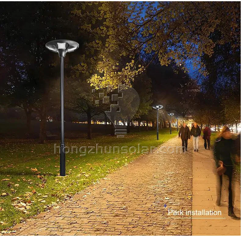 Lumière de lumière intelligente lampe de jardin solaire étanche IP65 50W ~ 300W