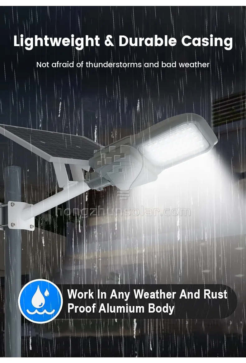 Hongzhun Outdoor Solar Street Light Road étanché