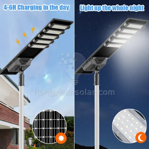 Aluminium Extérieur Solar Street Light 100W ~ 700W IP65 imperméable intégré tout dans un réverbère solaire LED