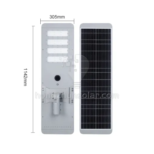 Lampe de route haute puissance 400W ~ 700W Capteur de mouvement extérieur IP65 All in One Integrated LED Solar Street Lights
