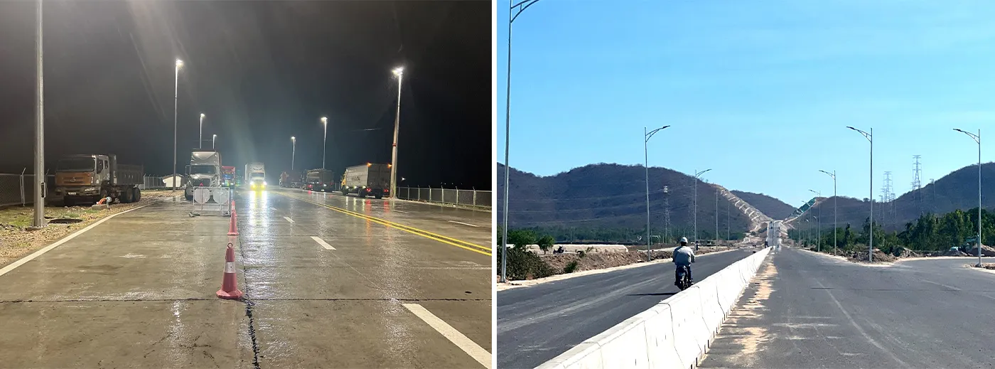 Éclairage de rue et de chaussée