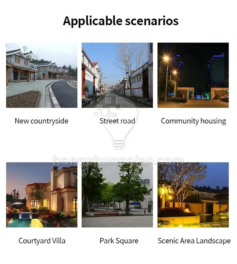 Éclairage de la route en aluminium en aluminium