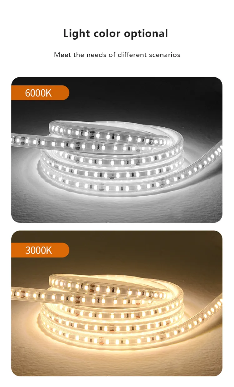 Vente à chaud imperméable IP65 SMD 5050 bande LED flexible Solar Solar DC6V à énergie solaire 3m 5m 10m 20m 25m 30m 50m LED LED LED