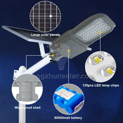 Hongzhun Outdoor Solar Street Light Road étanché