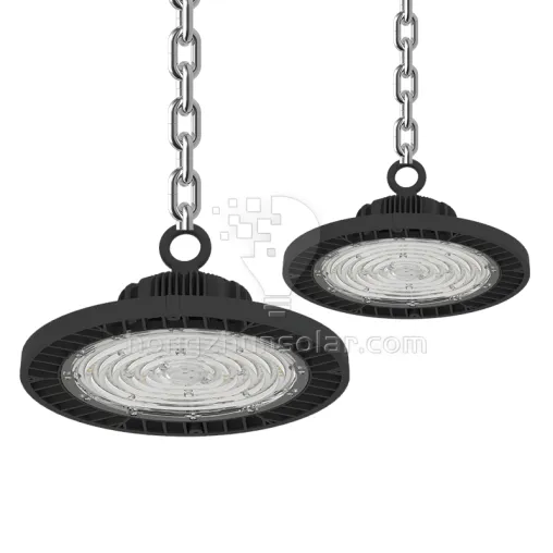 High Lumen High Bay Lampe Aluminium IP65 50W 100W 150W 200W 250W Atelier d'entrepôt de lampe industrielle UFO LED High Bay Light