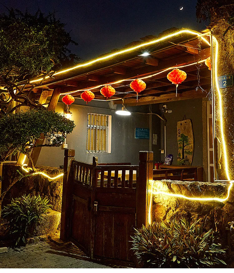 Vente à chaud imperméable IP65 SMD 5050 bande LED flexible Solar Solar DC6V à énergie solaire 3m 5m 10m 20m 25m 30m 50m LED LED LED