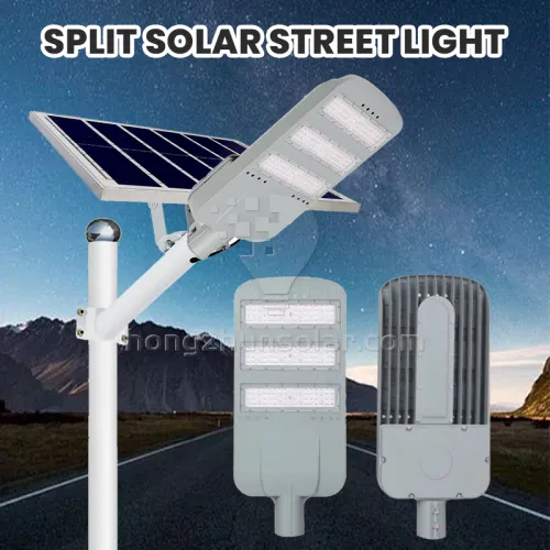 Lampe solaire 100W ~ 500W Street Street extérieur étanche IP65 Aluminium fendu SMD LED Solar Street