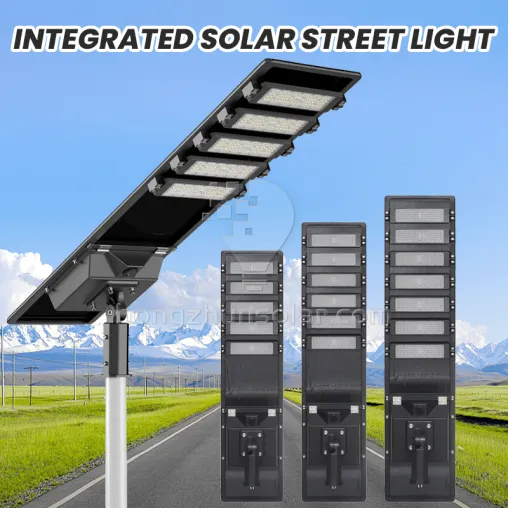 Aluminium Extérieur Solar Street Light 100W ~ 700W IP65 imperméable intégré tout dans un réverbère solaire LED