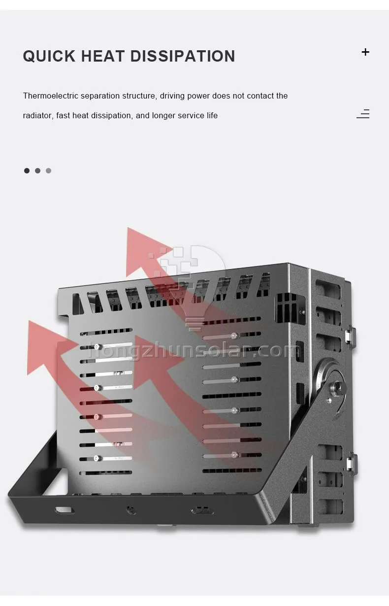 High Mast imperméable IP65 Sport Stadium Flow Field Field IP66 300W ~ 1200W